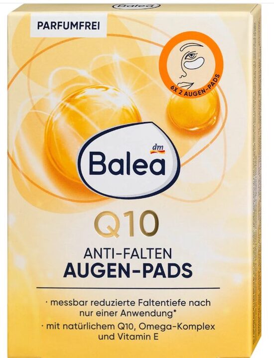 Balea Q10 pretgrumbu acu spilventiņi 6x2 gab.